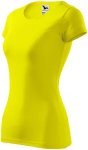 Kényelmes női póló, citromsárga, S
