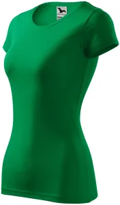 Kényelmes női póló, zöld fű, XS