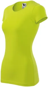 Kényelmes női póló, zöldcitrom, XS