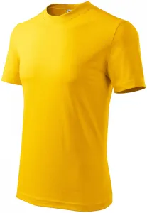 Klasszikus póló, sárga, M