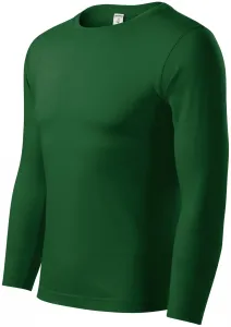 Könnyű, hosszú ujjú póló, üveg zöld, S #285962