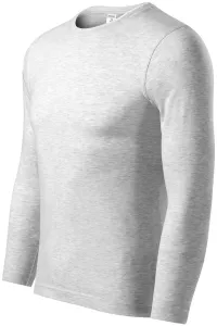 Könnyű, hosszú ujjú póló, világosszürke márvány, M #285969