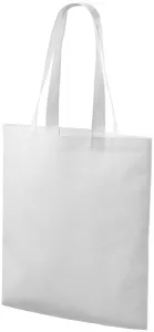 Közepes méretű bevásárló táska, fehér, uni #690256