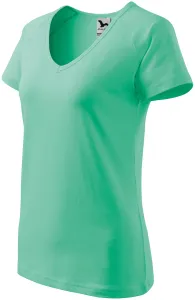 Kúpos női póló raglán ujjú, menta, XL #284480