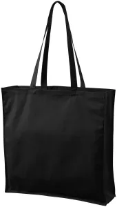 Nagy bevásárló táska, fekete, uni #286749