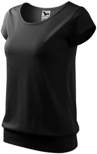Női divatos póló, fekete, 2XL #285243