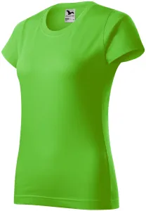 Női egyszerű póló, alma zöld, XS #647339