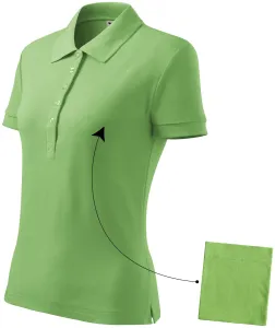 Női egyszerű póló, borsózöld, XS #651821