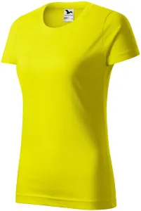 Női egyszerű póló, citromsárga, S #647545