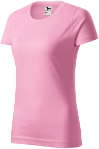 Női egyszerű póló, rózsaszín, L