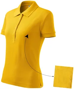 Női egyszerű póló, sárga, XS #651755