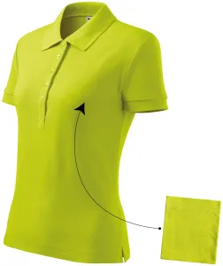 MALFINI Női galléros póló Cotton - Lime | XXL