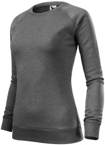 Női egyszerű pulóver, fekete márvány, M #654879