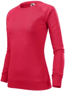 Női egyszerű pulóver, vörös márvány, S #654903