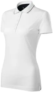 Női elegáns mercerizált póló, fehér, 2XL