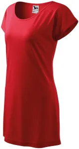 Női hosszú póló / ruha, piros, XL