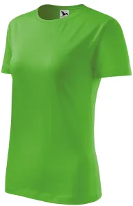 Női klasszikus póló, alma zöld, XS #647223