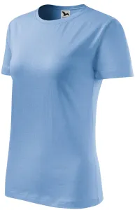 Női klasszikus póló, égszínkék, S #647292