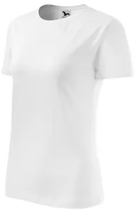 Női klasszikus póló, fehér, XS