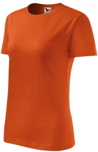 Női klasszikus póló, narancssárga, S