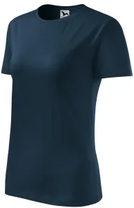 Női klasszikus póló, sötétkék, XS #647297