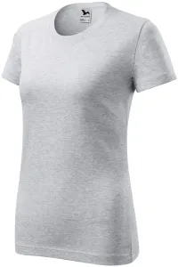 Női klasszikus póló, világosszürke márvány, XS