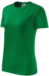 Női klasszikus póló, zöld fű, XL