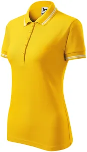 Női kontrasztos póló, sárga, L