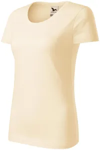 Női organikus pamut póló, mandula, L #291398