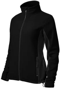 Női polár kontraszt kabát, fekete, XS #654400
