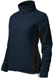 Női polár kontraszt kabát, sötétkék, 3XL #290707