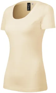 Női póló merinó gyapjúból, mandula, M #690403