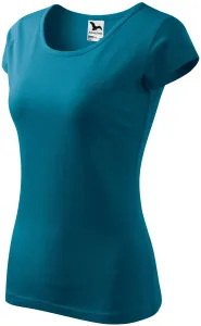Női póló nagyon rövid ujjú, petrol blue, XL #286090