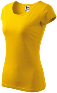Női póló nagyon rövid ujjú, sárga, M #286020