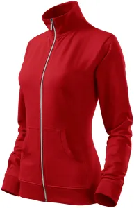 Női pulóver kapucni nélkül, piros, 2XL #288839