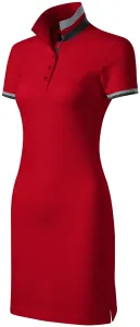 Női ruha gallérral felfelé, formula red, XL #290170