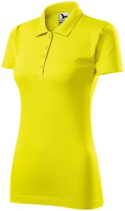 Női slim fit póló, citromsárga, XL