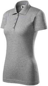 Női slim fit póló, sötétszürke márvány, S #290208