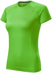Női sport póló, alma zöld, 2XL #1402336