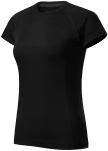 Női sport póló, fekete, XL