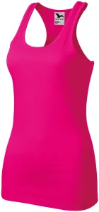 Női sport top, neon rózsaszín, 2XL
