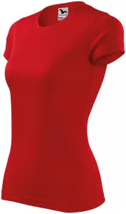 Női sportpóló, piros, S