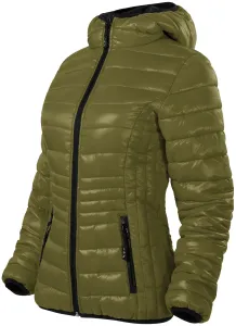 Női steppelt kabát, avokádó, M #1401945