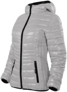Női steppelt kabát, ezüstszürke, 2XL #1401963