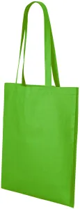 Pamut bevásárló táska, alma zöld, uni