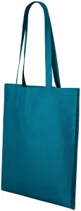 Pamut bevásárló táska, petrol blue, uni