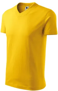 Rövid ujjú, közepes súlyú póló, sárga, S #650689