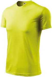 Sport póló gyerekeknek, neon sárga, 122cm / 6év #690187