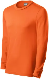 Tartós férfi hosszú ujjú póló, narancssárga, 3XL