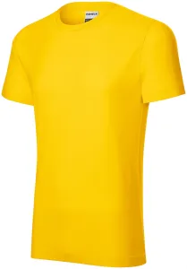 Tartós férfi póló, sárga, M
